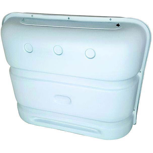 Icon 00386 Deluxe RV Propane Tank Cover, Polar White